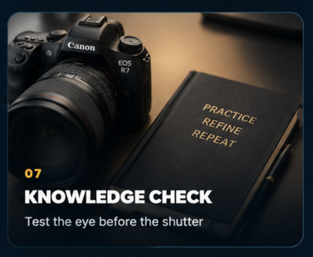 Knowledge Check — Practice, Refine, Repeat